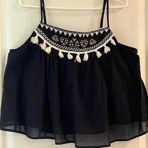 Lane Bryant Women’s Plus Embroidered Tank Sz 18